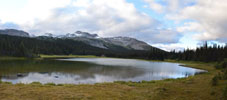 Finalement c'est trop long, on retourne au chalet :-)